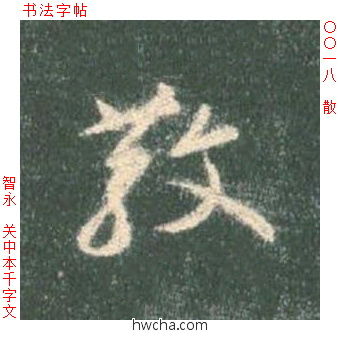 散草书怎么写好看 散草书写法 草书千字文 智永·隋