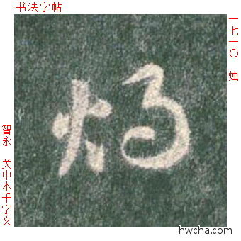 烛草书怎么写好看 烛草书写法 草书千字文 智永·隋