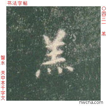 羔楷书怎么写好看 羔楷书写法 真书千字文 智永·隋