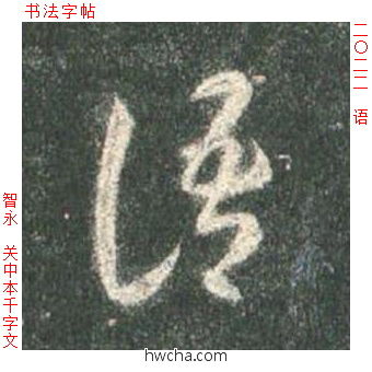 语草书怎么写好看 语草书写法 草书千字文 智永·隋