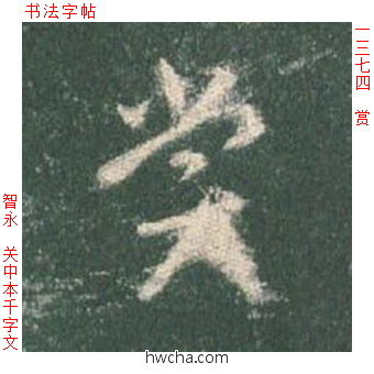 赏草书怎么写好看 赏草书写法 草书千字文 智永·隋