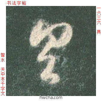 具草书怎么写好看 具草书写法 草书千字文 智永·隋