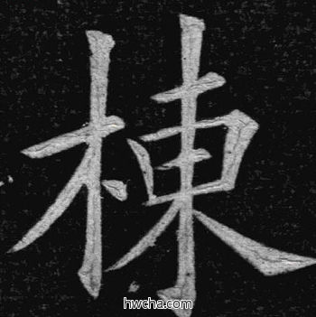 栋楷书怎么写好看 栋楷书写法 临九成宫 姚孟起·清